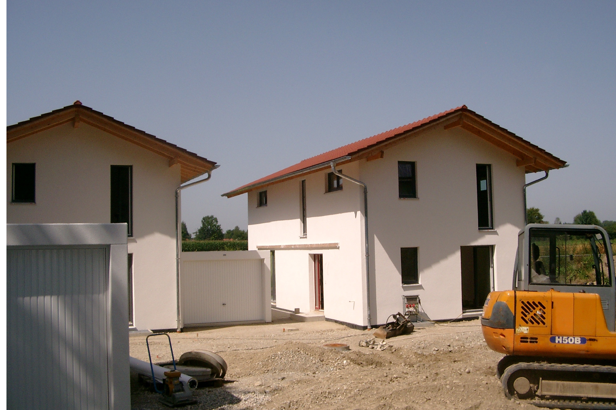 Neubau von zwei Einfamilienhäusern