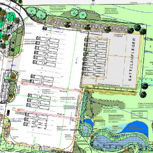 Parkplatz Erweiterung